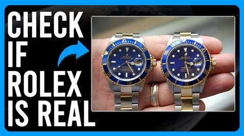 how do you know if rolex watch is real|how to identify rolex.